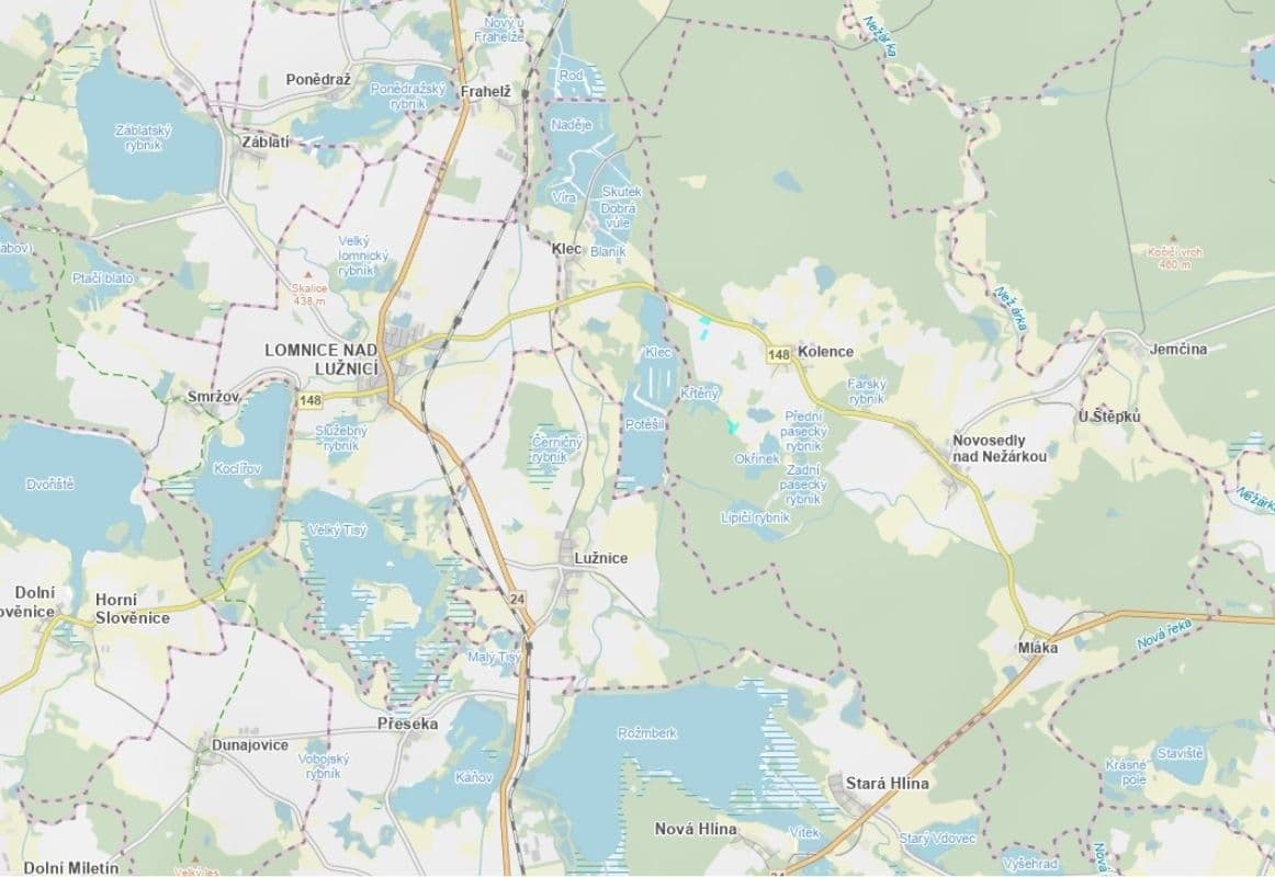 Prodej pozemku 10.427 m², Novosedly nad Nežárkou, Jihočeský kraj Prodej pozemku 10.427 m², Novosedly nad Nežárkou, Jihočeský kraj