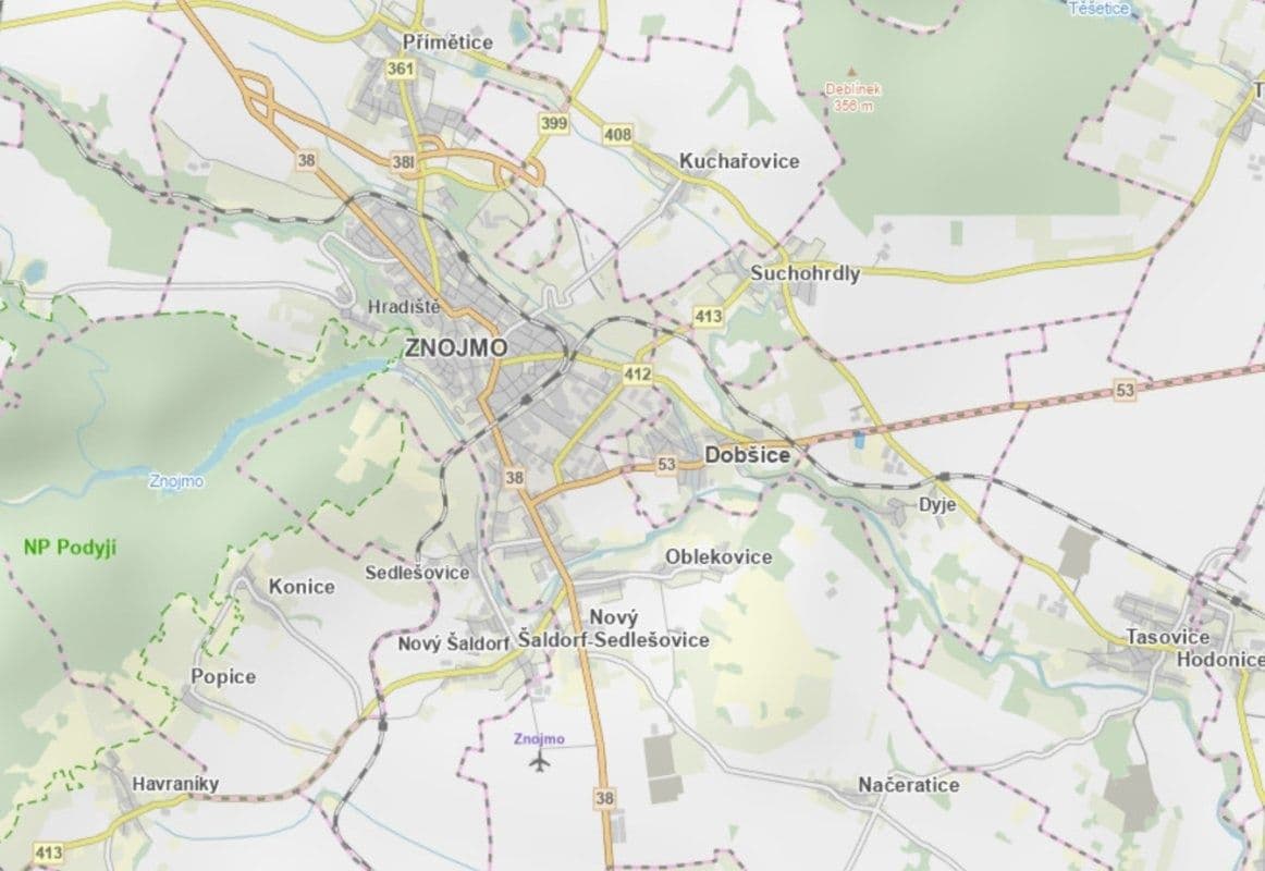 Prodej pozemku 13.389 m², Dyje, Jihomoravský kraj Prodej pozemku 13.389 m², Dyje, Jihomoravský kraj