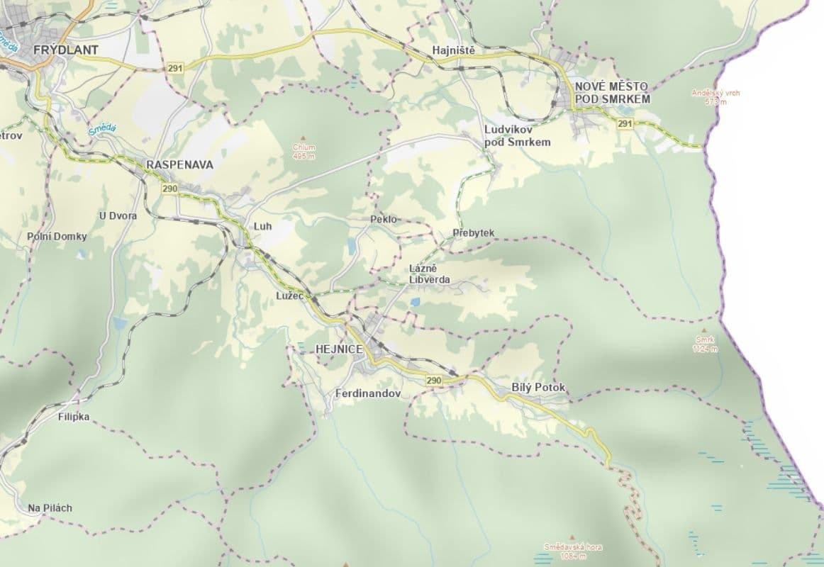 Prodej pozemku 20.191 m², Lázně Libverda, Liberecký kraj Prodej pozemku 20.191 m², Lázně Libverda, Liberecký kraj