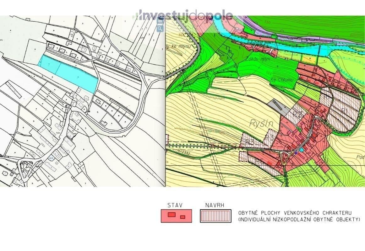 Prodej pozemku 3.639 m², Pavlíkov, Středočeský kraj Prodej pozemku 3.639 m², Pavlíkov, Středočeský kraj