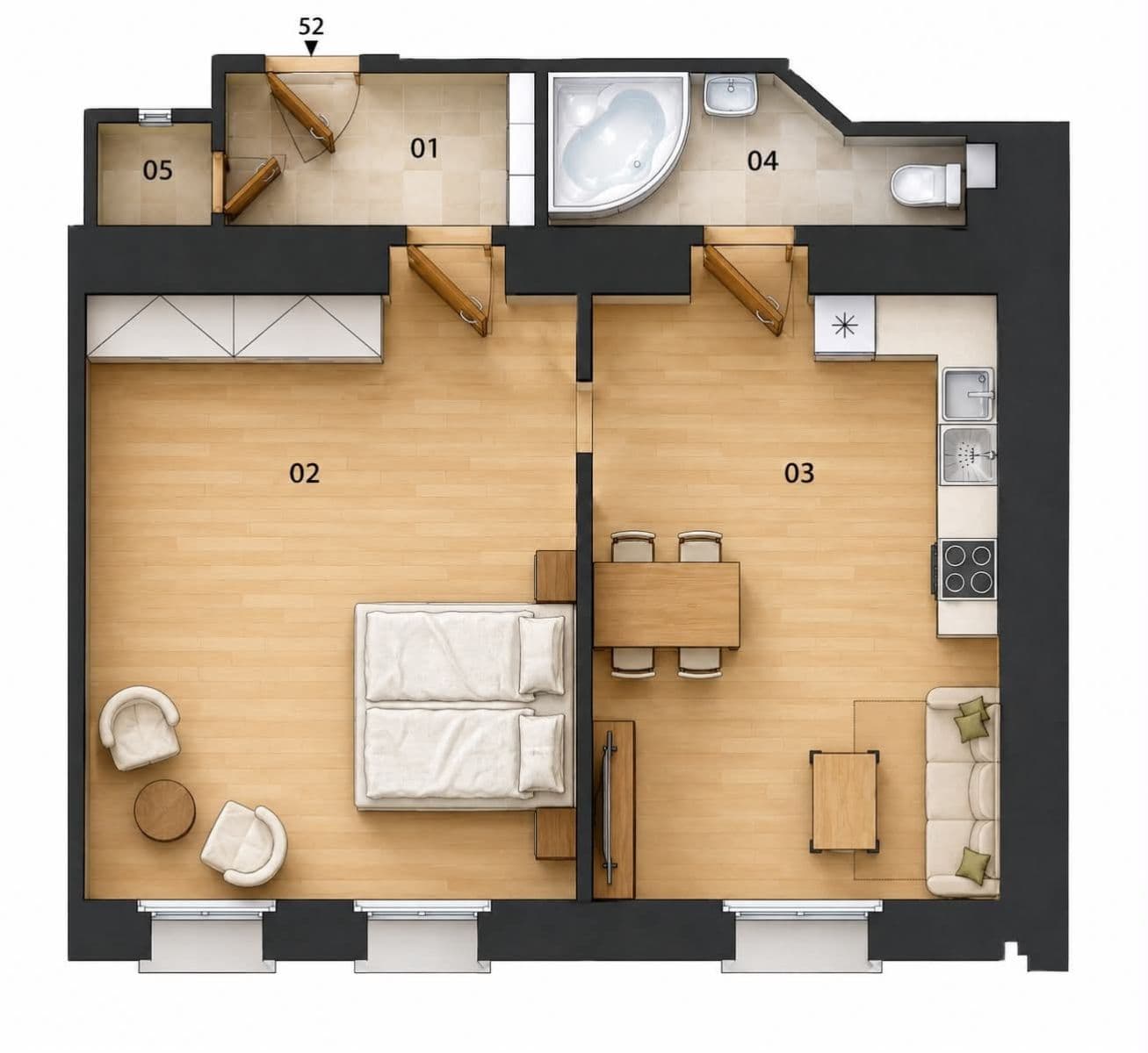 Prodej bytu 2+kk 66 m², Rostislavova, Praha, Praha Prodej bytu 2+kk 66 m², Rostislavova, Praha, Praha