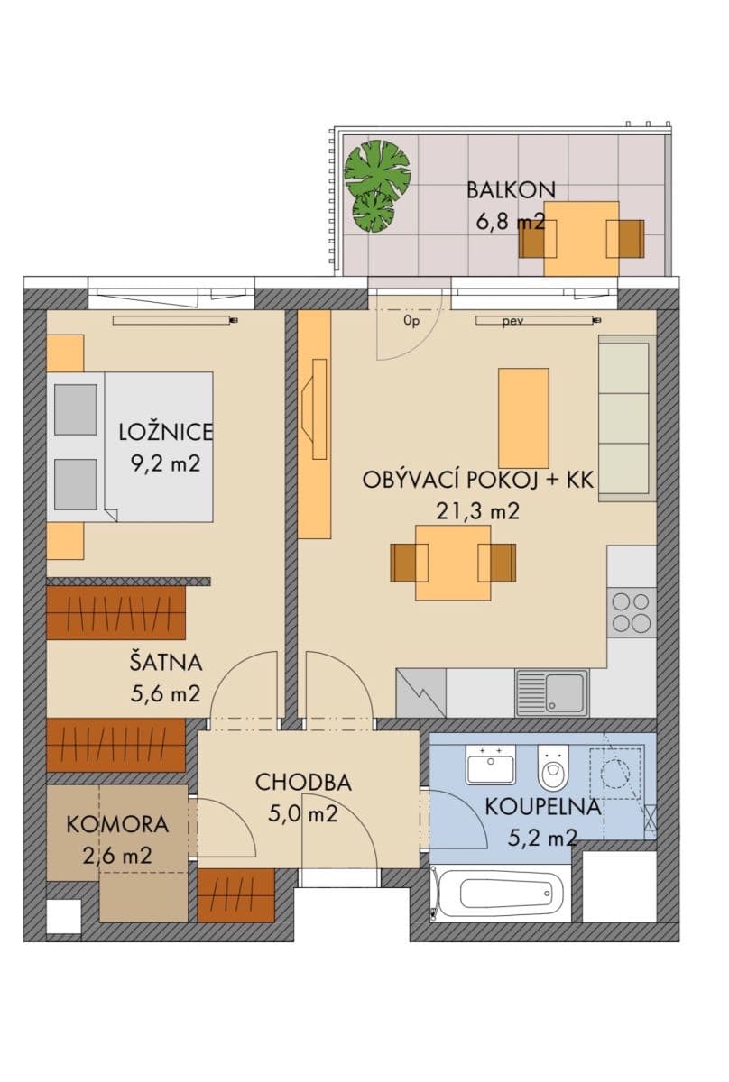 Prodej bytu 2+kk 52 m², Hugo Haase, Praha, Praha Prodej bytu 2+kk 52 m², Hugo Haase, Praha, Praha