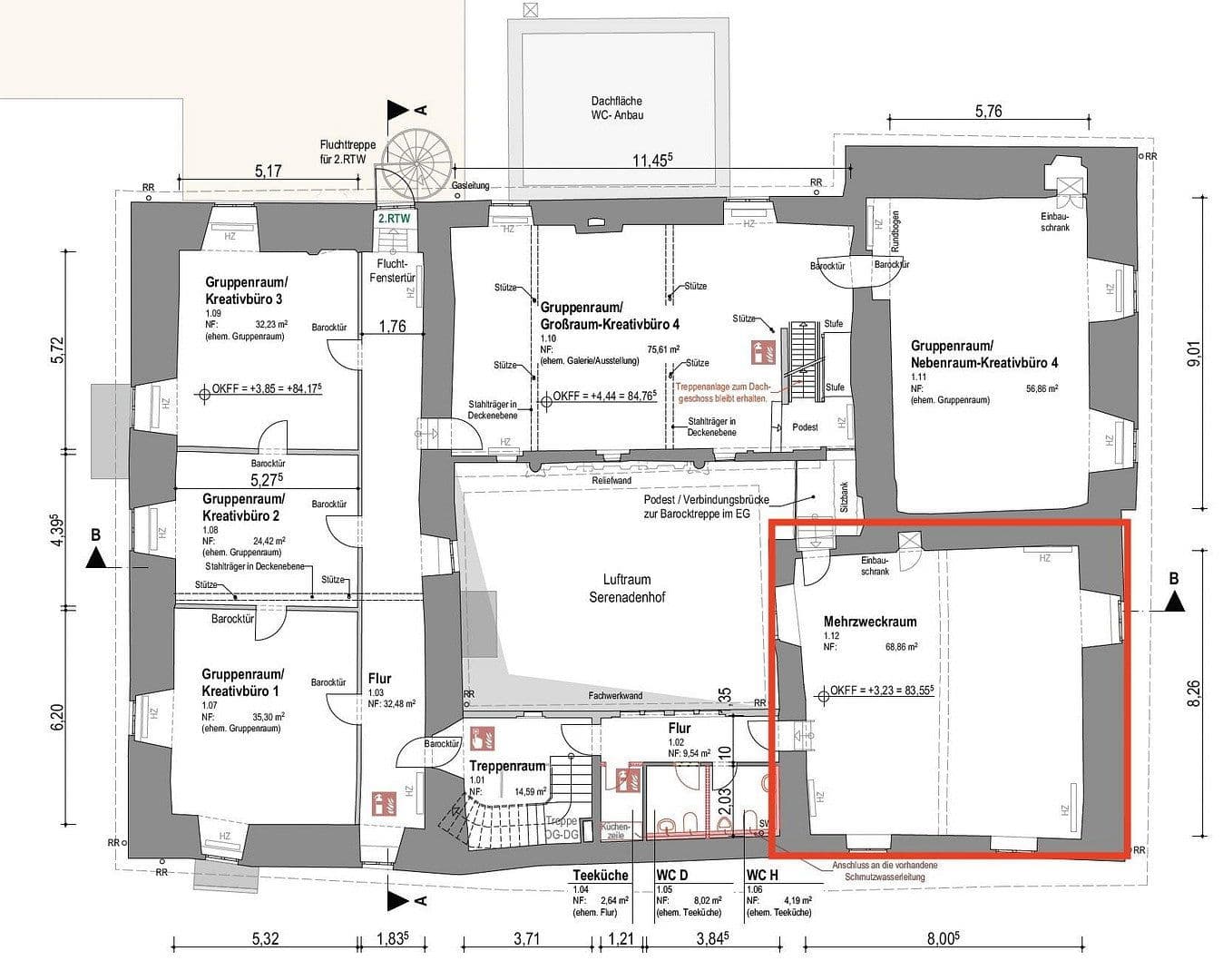 Pronájem kanceláře 69 m², Von-Elverfeldt-Allee 12, Witten, Severní Porýní-Vestfálsko Pronájem kanceláře 69 m², Von-Elverfeldt-Allee 12, Witten, Severní Porýní-Vestfálsko