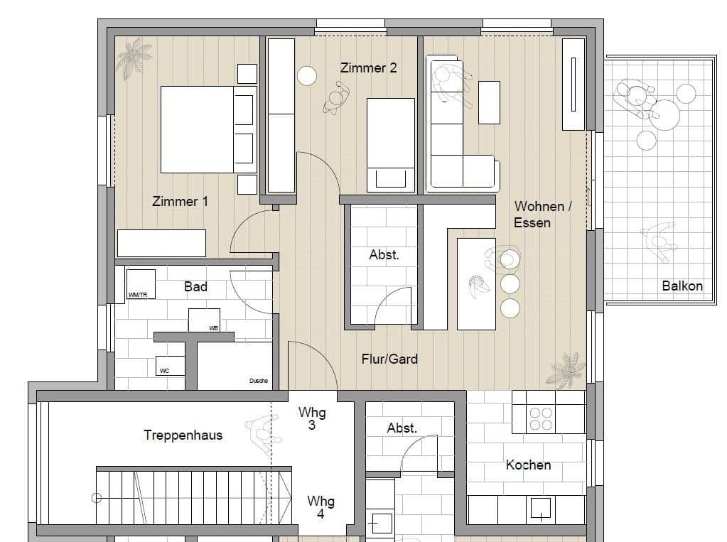 Prodej bytu 3+1 80 m², Burgstraße, Bad Krozingen, Bádensko-Württembersko Prodej bytu 3+1 80 m², Burgstraße, Bad Krozingen, Bádensko-Württembersko