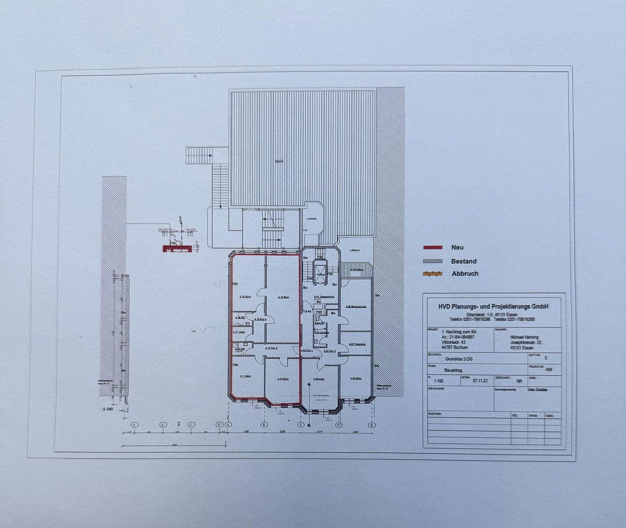 Pronájem kanceláře 98 m², Viktoriastr 45, Bochum, Severní Porýní-Vestfálsko Pronájem kanceláře 98 m², Viktoriastr 45, Bochum, Severní Porýní-Vestfálsko