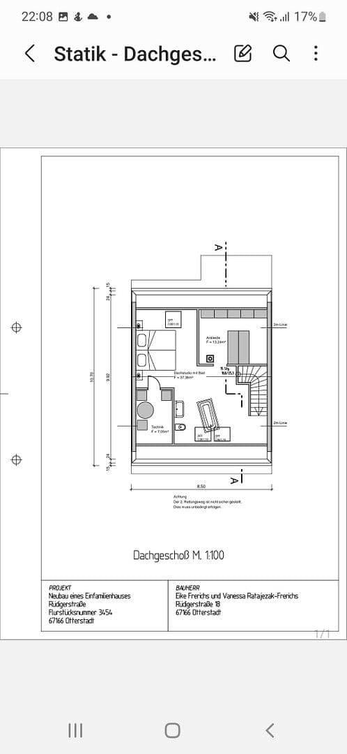 Prodej domu 183 m², pozemek 242 m², Rüdigerstr 33, Otterstadt, Porýní-Falc Prodej domu 183 m², pozemek 242 m², Rüdigerstr 33, Otterstadt, Porýní-Falc
