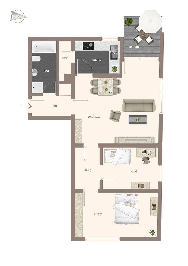 Prodej bytu 3+1 70 m², Schwiftinger Str. 1b, Landsberg am Lech, Bavorsko Prodej bytu 3+1 70 m², Schwiftinger Str. 1b, Landsberg am Lech, Bavorsko