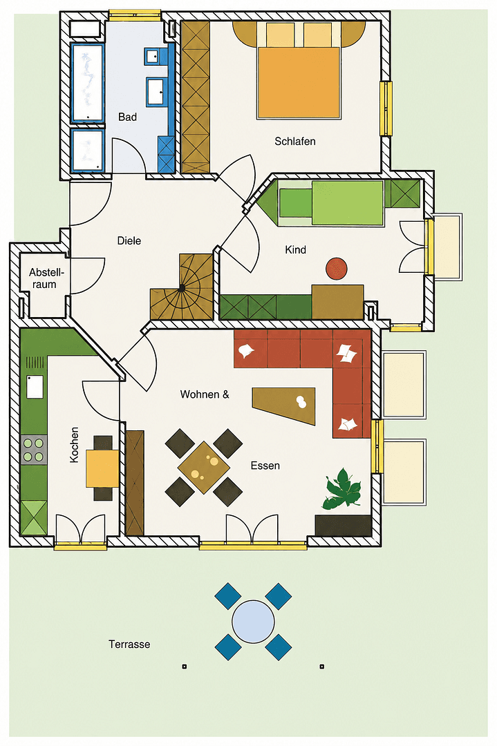 Prodej bytu 3+1 72 m², Schwabhausen, Bavorsko Prodej bytu 3+1 72 m², Schwabhausen, Bavorsko