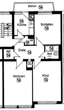 Prodej bytu 3+1 77 m², Bahlenstraße 146, Düsseldorf, Severní Porýní-Vestfálsko Prodej bytu 3+1 77 m², Bahlenstraße 146, Düsseldorf, Severní Porýní-Vestfálsko