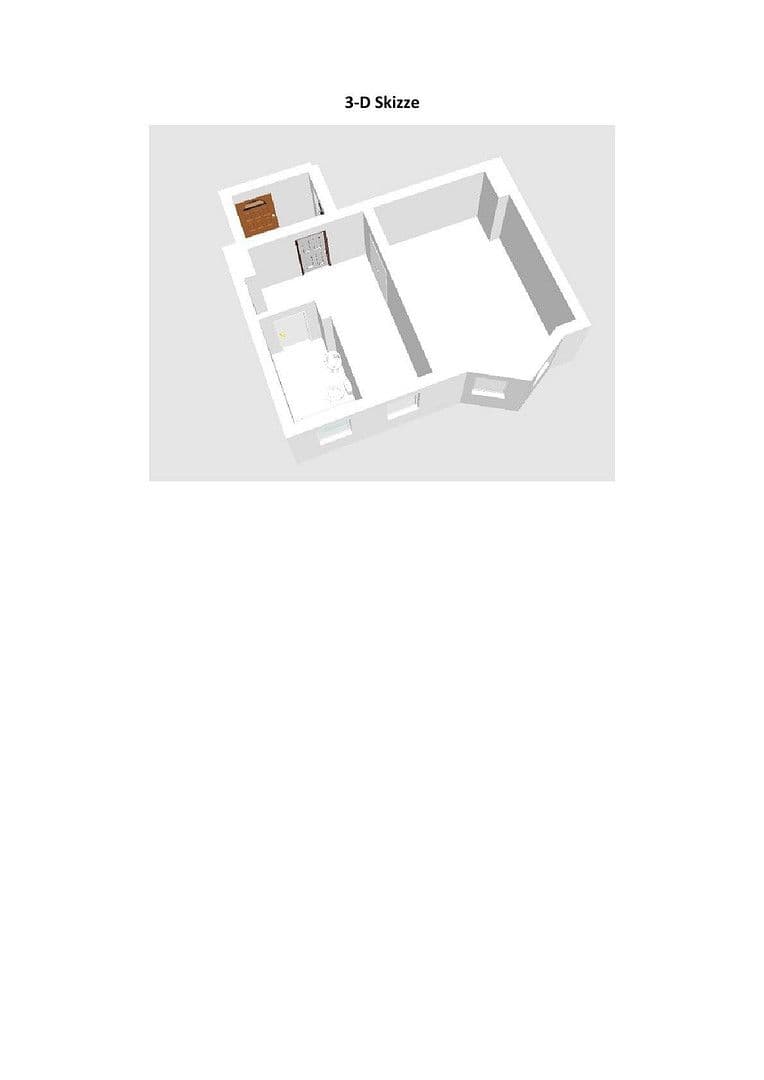 Pronájem bytu 1+1 39 m², Paracelsussstr. 5a, Halle, Sasko-Anhaltsko Pronájem bytu 1+1 39 m², Paracelsussstr. 5a, Halle, Sasko-Anhaltsko