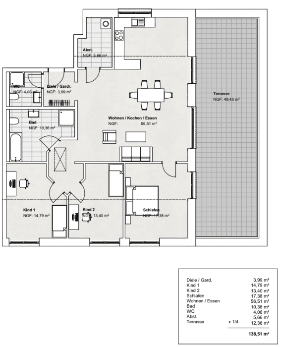 Prodej bytu 4+1 144 m², Am Brüggeberge 14, Wolfenbüttel, Dolní Sasko Prodej bytu 4+1 144 m², Am Brüggeberge 14, Wolfenbüttel, Dolní Sasko