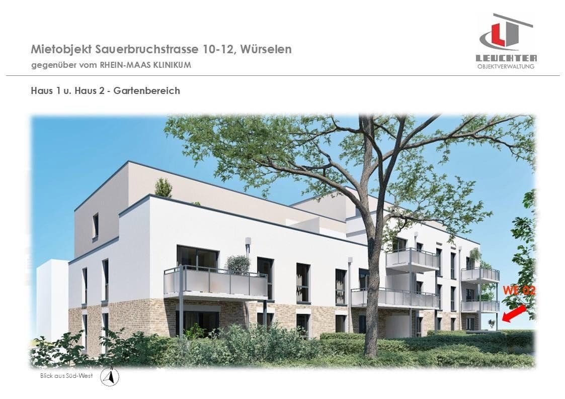 Pronájem bytu 3+1 71 m², Sauerbruchstraße 10-12, Würselen, Severní Porýní-Vestfálsko Pronájem bytu 3+1 71 m², Sauerbruchstraße 10-12, Würselen, Severní Porýní-Vestfálsko