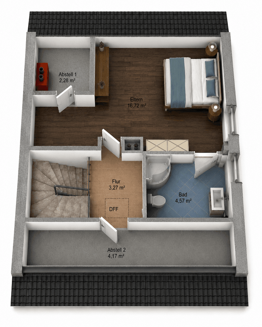 Pronájem domu 112 m², pozemek 162 m², Baiersdorf, Bavorsko Pronájem domu 112 m², pozemek 162 m², Baiersdorf, Bavorsko