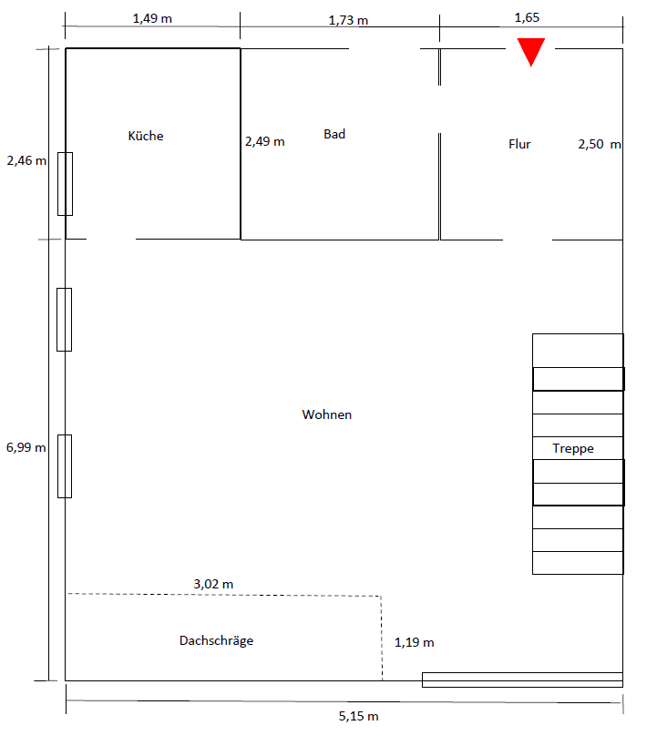 Pronájem bytu 2+1 65 m², Deggendorf, Bavorsko Pronájem bytu 2+1 65 m², Deggendorf, Bavorsko