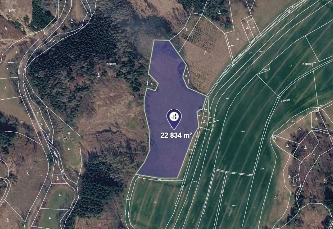 Prodej pozemku 22.834 m², Kunštát, Jihomoravský kraj Prodej pozemku 22.834 m², Kunštát, Jihomoravský kraj