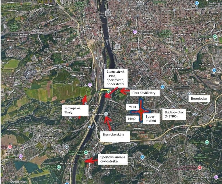 Pronájem bytu 2+kk 54 m², Hudečkova, Praha, Praha Pronájem bytu 2+kk 54 m², Hudečkova, Praha, Praha