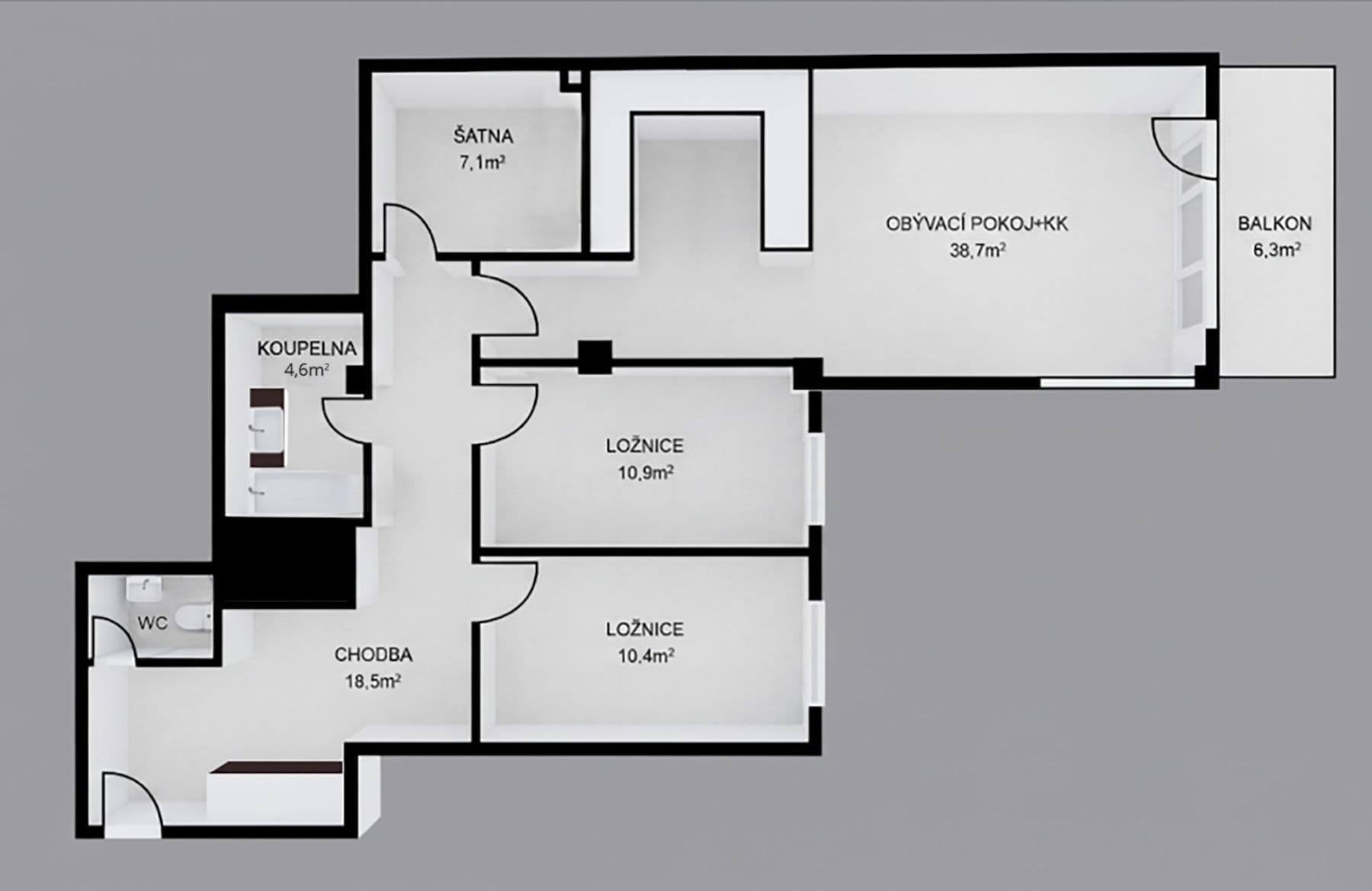 Prodej bytu 3+kk 93 m², Voskovcova, Praha, Praha Prodej bytu 3+kk 93 m², Voskovcova, Praha, Praha