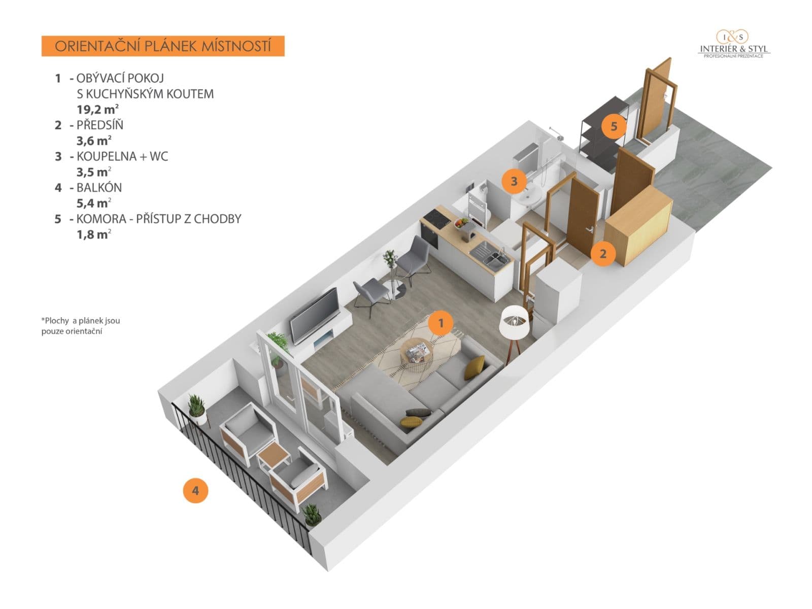 Prodej bytu 1+kk 27 m², Za černým mostem, Praha, Praha Prodej bytu 1+kk 27 m², Za černým mostem, Praha, Praha