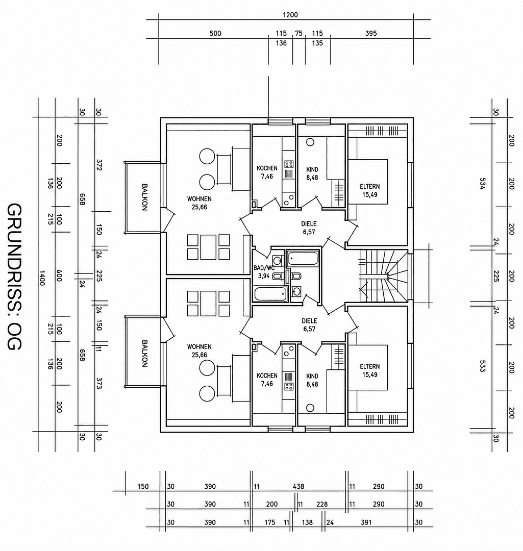 Pronájem bytu 3+1 68 m², Trier, Porýní-Falc Pronájem bytu 3+1 68 m², Trier, Porýní-Falc