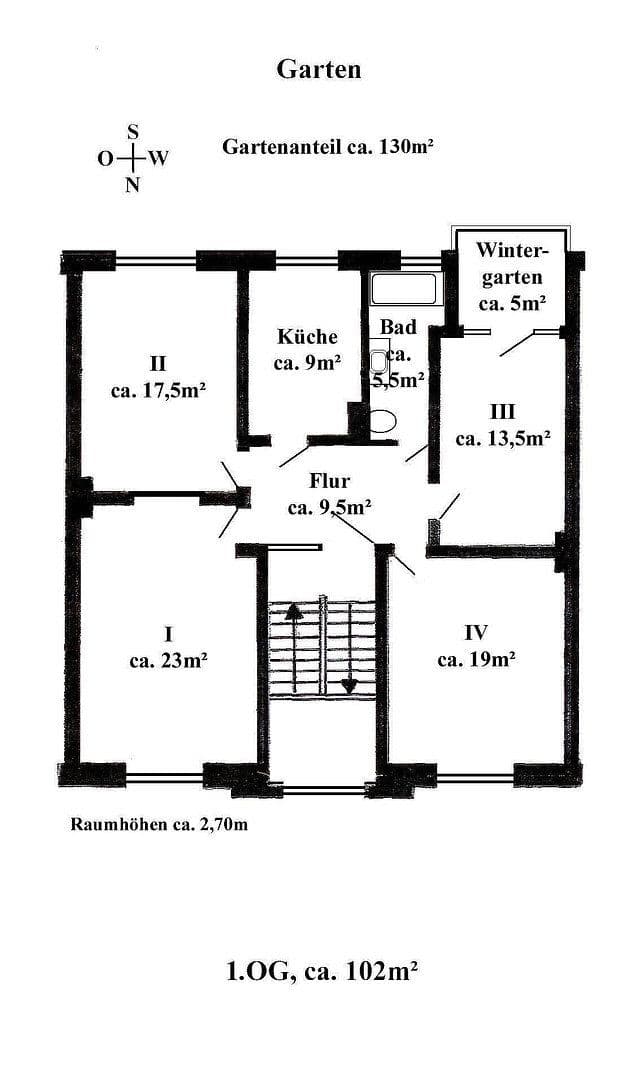 Pronájem bytu 4+1 102 m², Hildesheim, Dolní Sasko Pronájem bytu 4+1 102 m², Hildesheim, Dolní Sasko