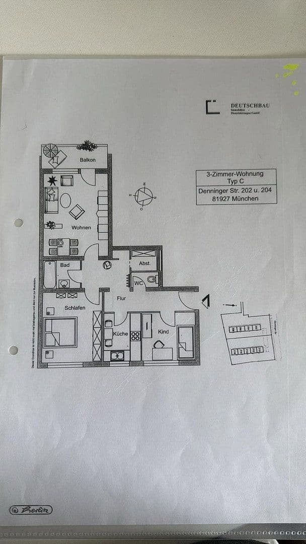 Prodej bytu 2+1 70 m², Denninger Str., München, Bavorsko Prodej bytu 2+1 70 m², Denninger Str., München, Bavorsko