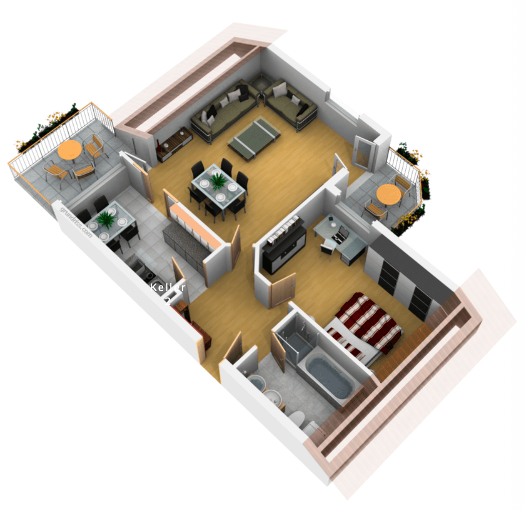 Pronájem bytu 2+1 82 m², Bad Emstal, Hessen Pronájem bytu 2+1 82 m², Bad Emstal, Hessen