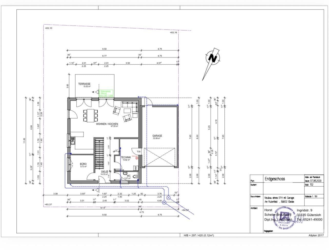 Prodej domu 183 m², pozemek 401 m², Am Ruthenfeld 22a, Oelde, Severní Porýní-Vestfálsko Prodej domu 183 m², pozemek 401 m², Am Ruthenfeld 22a, Oelde, Severní Porýní-Vestfálsko