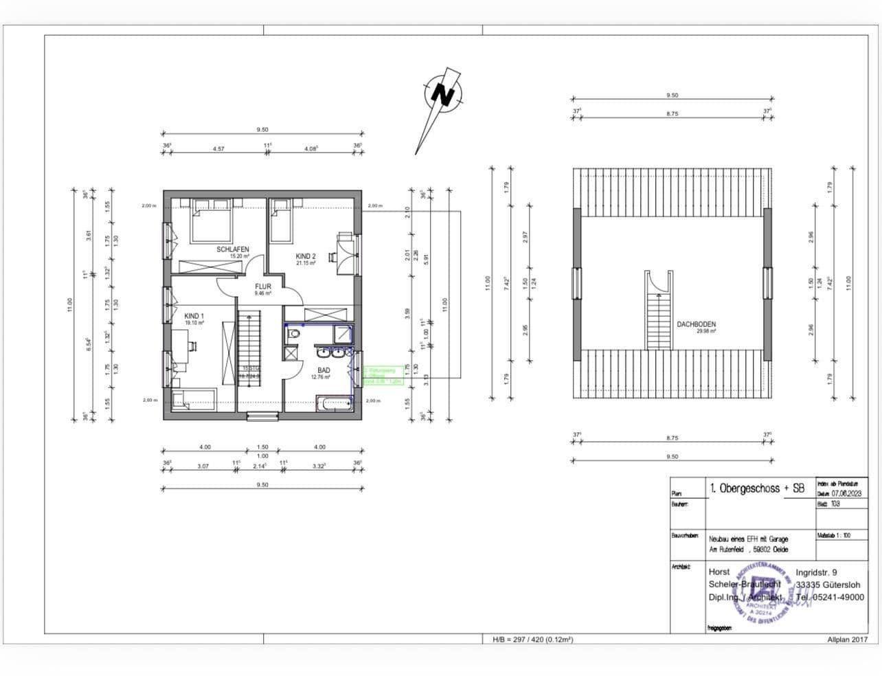 Prodej domu 183 m², pozemek 401 m², Am Ruthenfeld 22a, Oelde, Severní Porýní-Vestfálsko Prodej domu 183 m², pozemek 401 m², Am Ruthenfeld 22a, Oelde, Severní Porýní-Vestfálsko