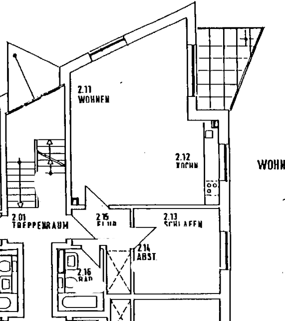 Pronájem bytu 2+1 59 m², Harnisch 36, Hamburg, Hamburg Pronájem bytu 2+1 59 m², Harnisch 36, Hamburg, Hamburg