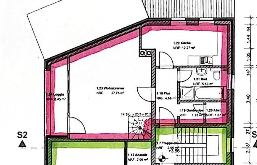 Pronájem bytu 3+1 88 m², Neustadt am Rübenberge, Dolní Sasko Pronájem bytu 3+1 88 m², Neustadt am Rübenberge, Dolní Sasko