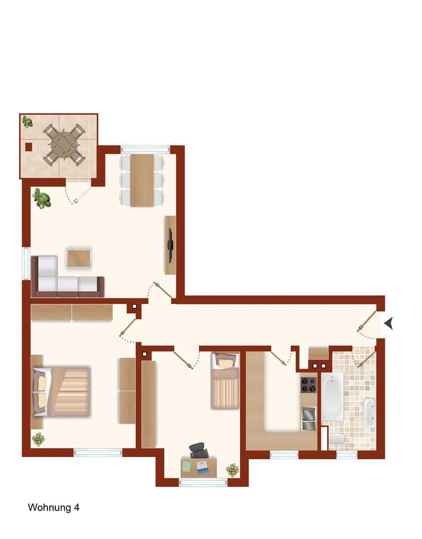 Prodej bytu 3+1 76 m², Bensheim, Hessen Prodej bytu 3+1 76 m², Bensheim, Hessen