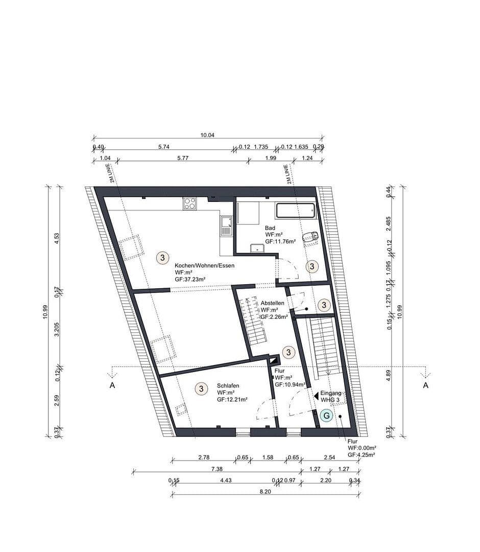 Prodej bytu 2+1 63 m², Bellheim, Porýní-Falc Prodej bytu 2+1 63 m², Bellheim, Porýní-Falc