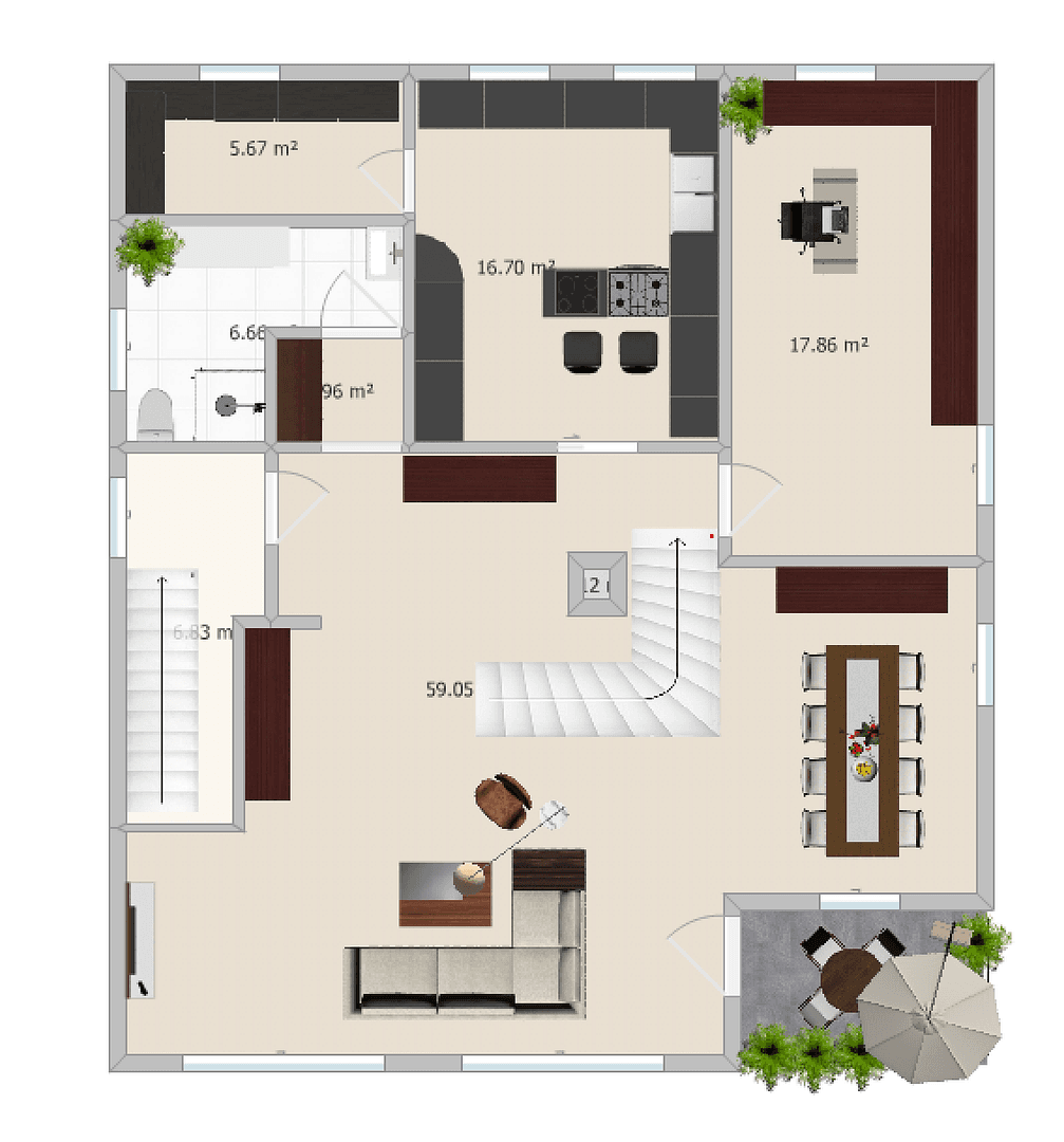 Pronájem bytu 4+1 142 m², Bad Liebenzell, Bádensko-Württembersko Pronájem bytu 4+1 142 m², Bad Liebenzell, Bádensko-Württembersko