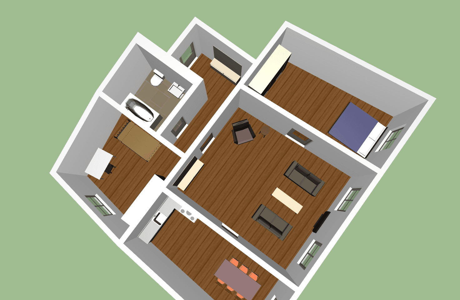 Pronájem bytu 3+1 84 m², Fürstenstraße 8, Straubung, Bavorsko Pronájem bytu 3+1 84 m², Fürstenstraße 8, Straubung, Bavorsko