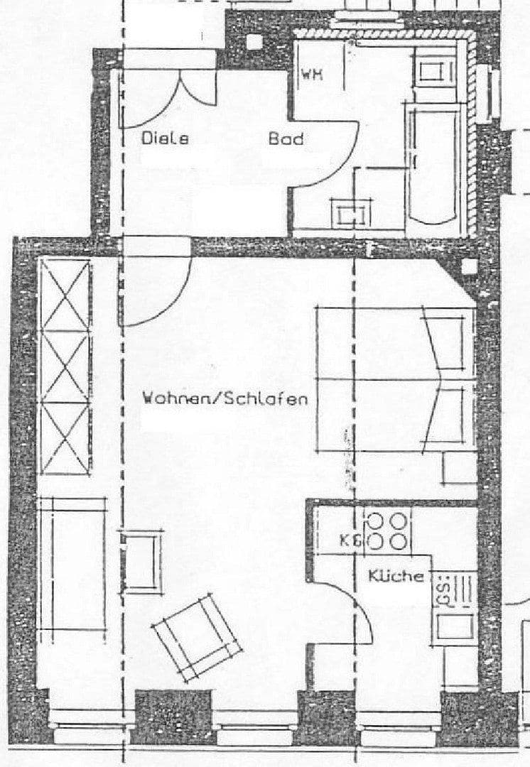 Pronájem bytu 1+1 41 m², Schenkendorfstraße 58, Leipzig, Sasko Pronájem bytu 1+1 41 m², Schenkendorfstraße 58, Leipzig, Sasko