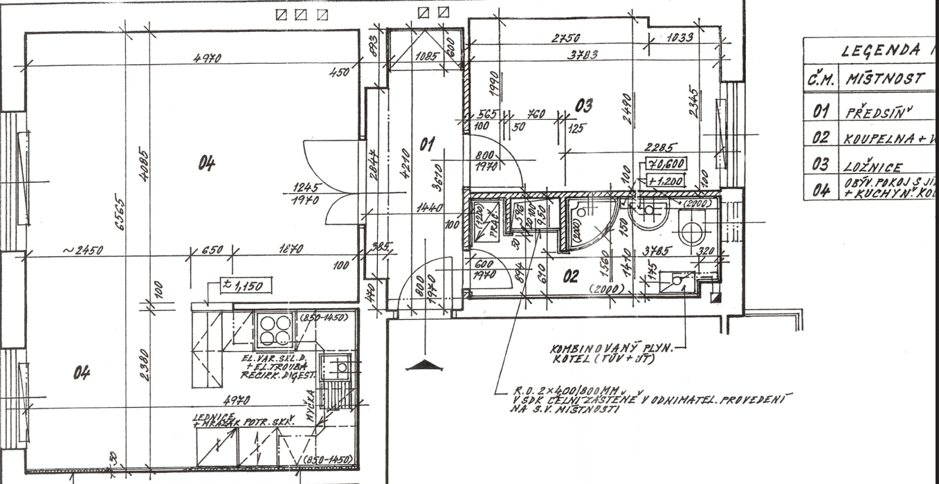 Pronájem bytu 2+kk 58 m², Přechodní, Praha, Praha Pronájem bytu 2+kk 58 m², Přechodní, Praha, Praha