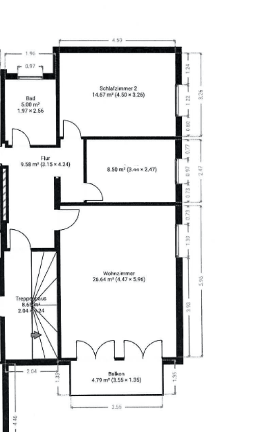 Pronájem bytu 3+1 68 m², Erzhausen, Hessen Pronájem bytu 3+1 68 m², Erzhausen, Hessen