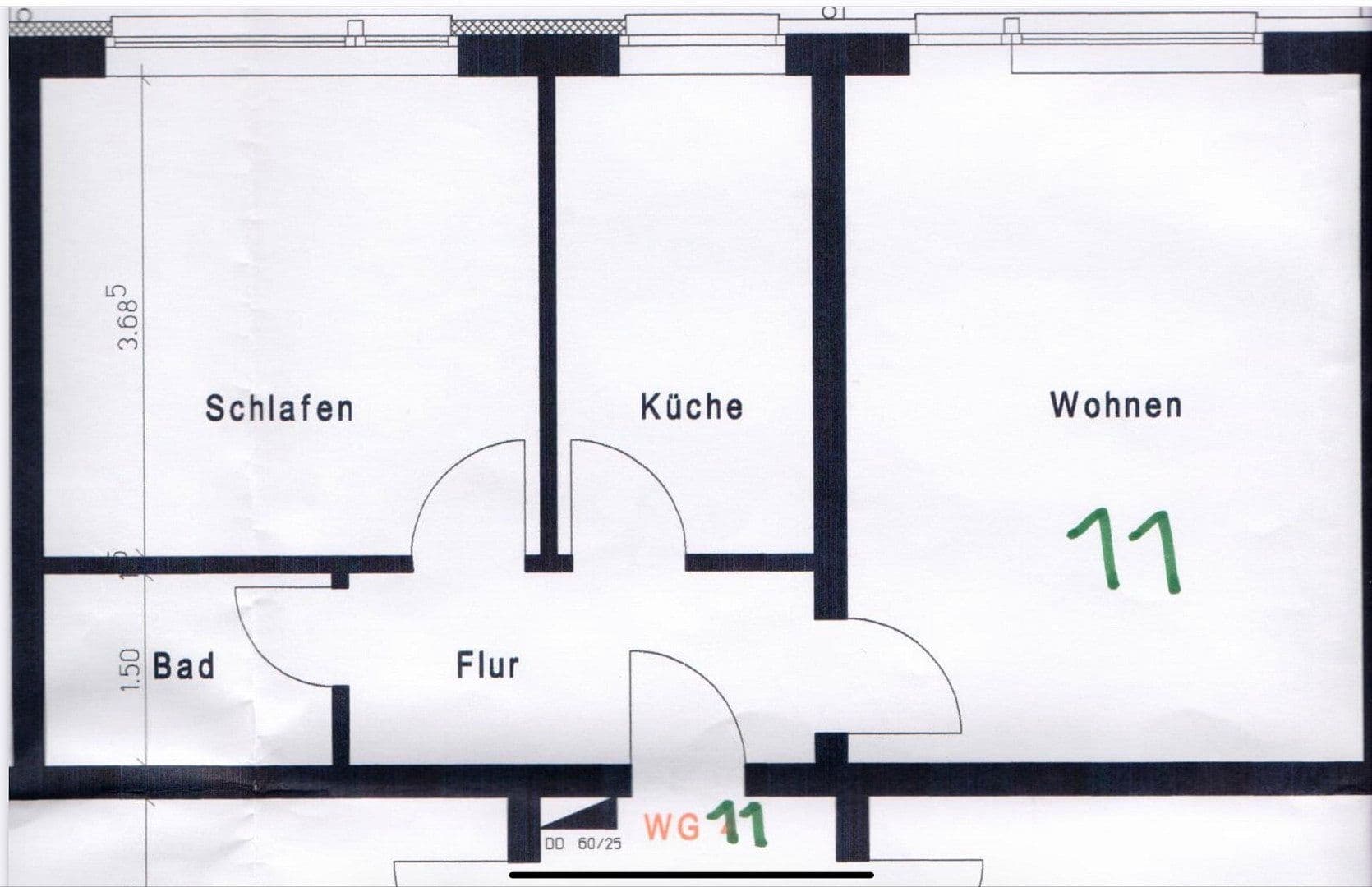 Pronájem bytu 3+1 65 m², Meerbusch, Severní Porýní-Vestfálsko Pronájem bytu 3+1 65 m², Meerbusch, Severní Porýní-Vestfálsko