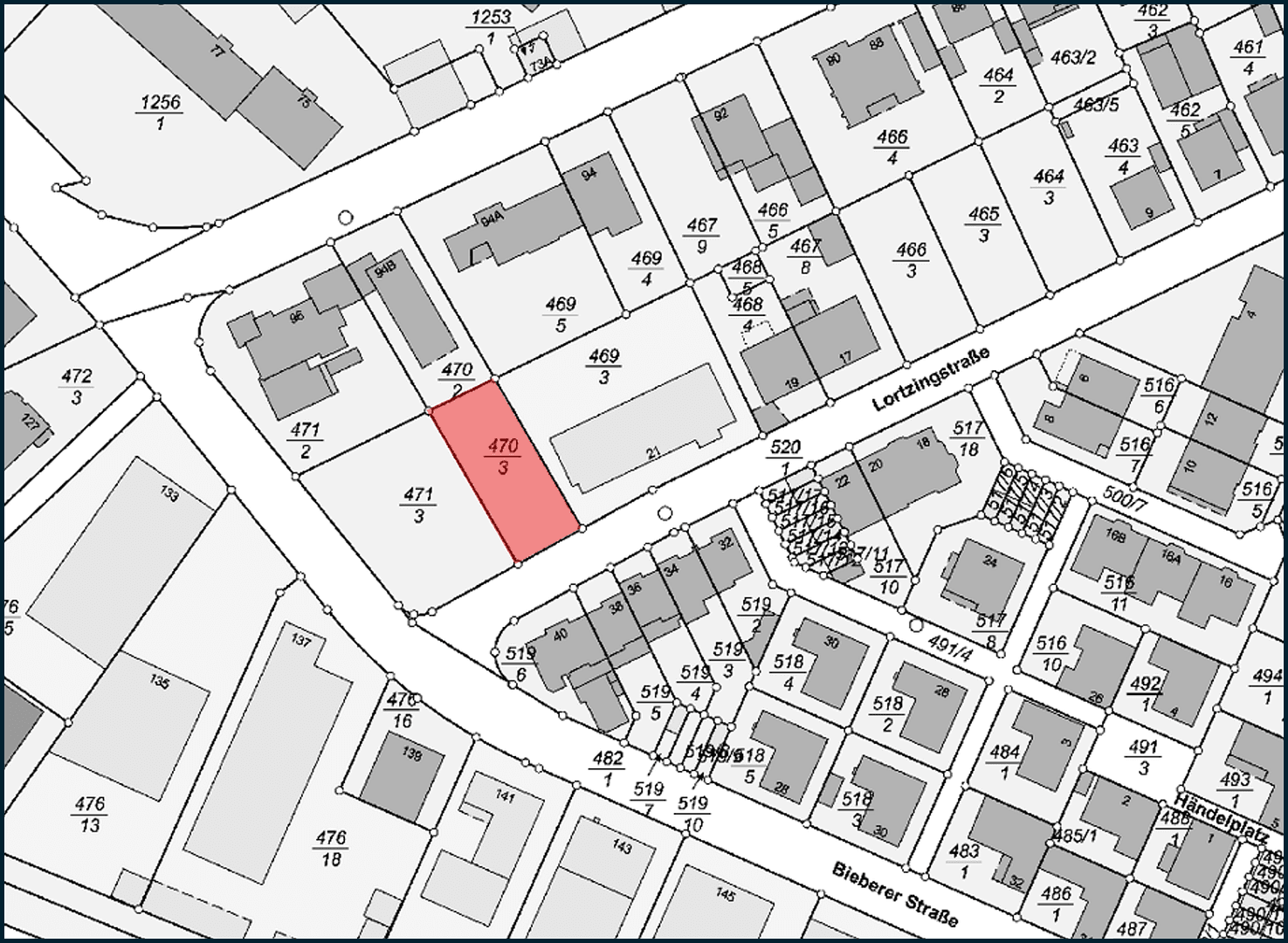Prodej pozemku 461 m², Obertshausen, Hessen Prodej pozemku 461 m², Obertshausen, Hessen