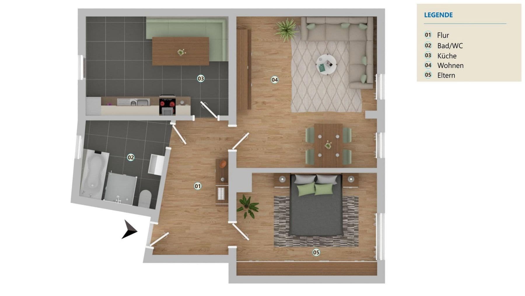 Pronájem bytu 2+1 61 m², Rudolf-Breitscheid-Straße 21, Lichtenstein/Sachsen, Sasko Pronájem bytu 2+1 61 m², Rudolf-Breitscheid-Straße 21, Lichtenstein/Sachsen, Sasko