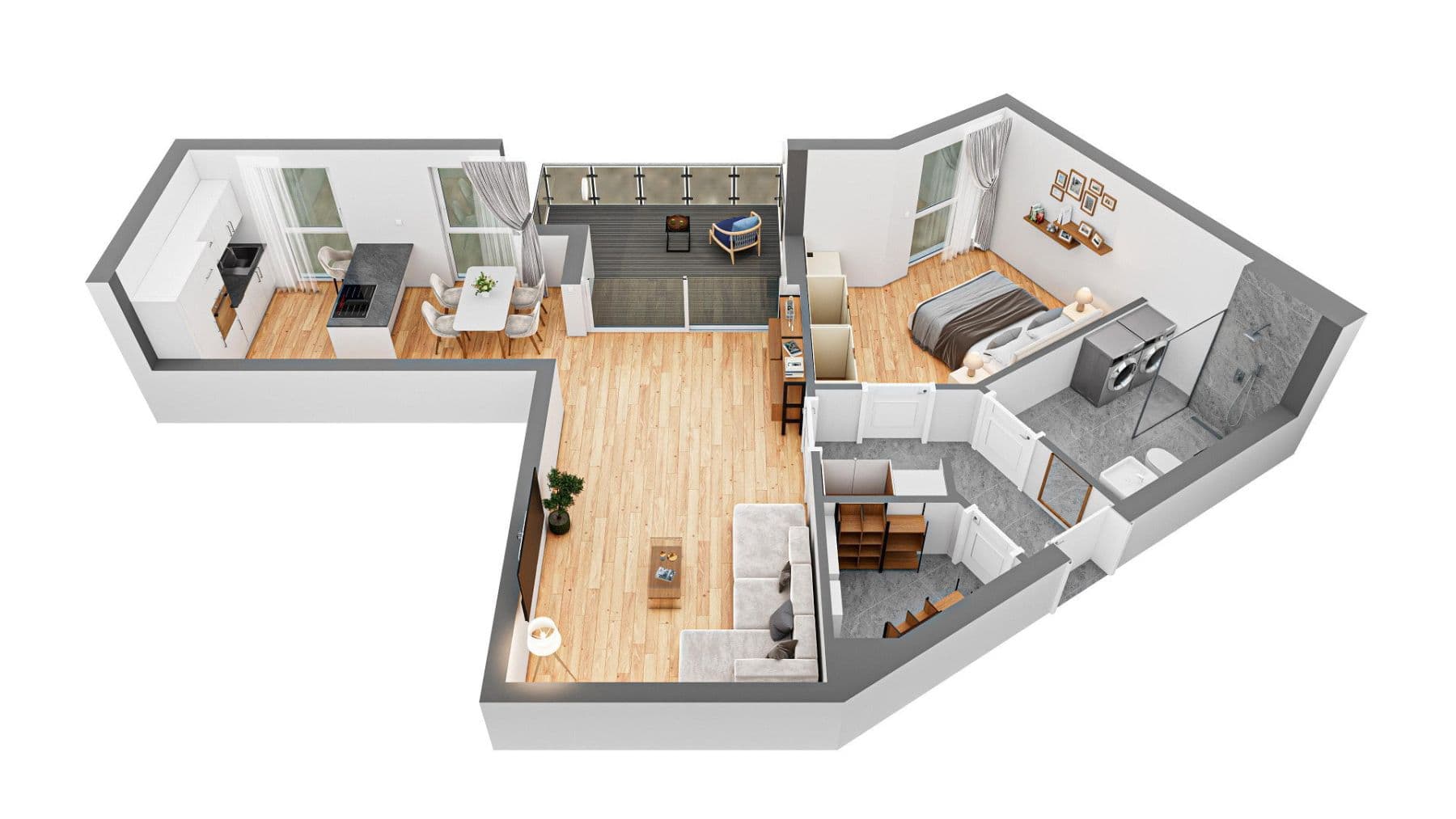 Prodej bytu 2+1 79 m², Südstraße 45, Hamm, Severní Porýní-Vestfálsko Prodej bytu 2+1 79 m², Südstraße 45, Hamm, Severní Porýní-Vestfálsko