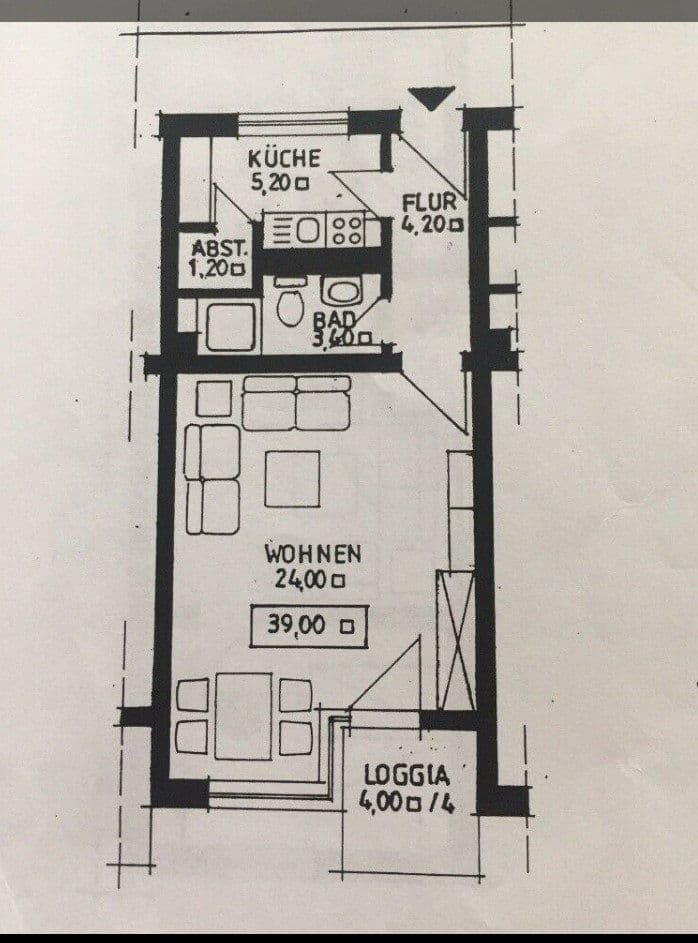 Pronájem bytu 1+1 39 m², Pinneberg, Šlesvicko-Holštýnsko Pronájem bytu 1+1 39 m², Pinneberg, Šlesvicko-Holštýnsko