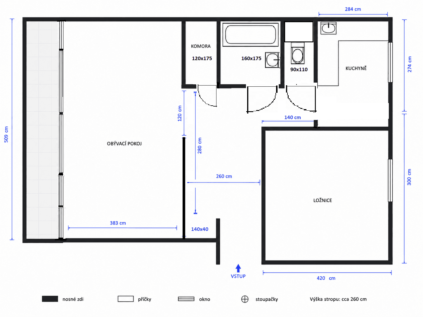 Prodej bytu 2+1 71 m², Na Hranicích, Praha, Praha Prodej bytu 2+1 71 m², Na Hranicích, Praha, Praha
