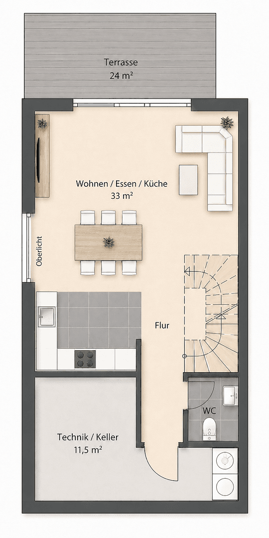 Pronájem domu 135 m², pozemek 493 m², Bad Bellingen, Bádensko-Württembersko Pronájem domu 135 m², pozemek 493 m², Bad Bellingen, Bádensko-Württembersko