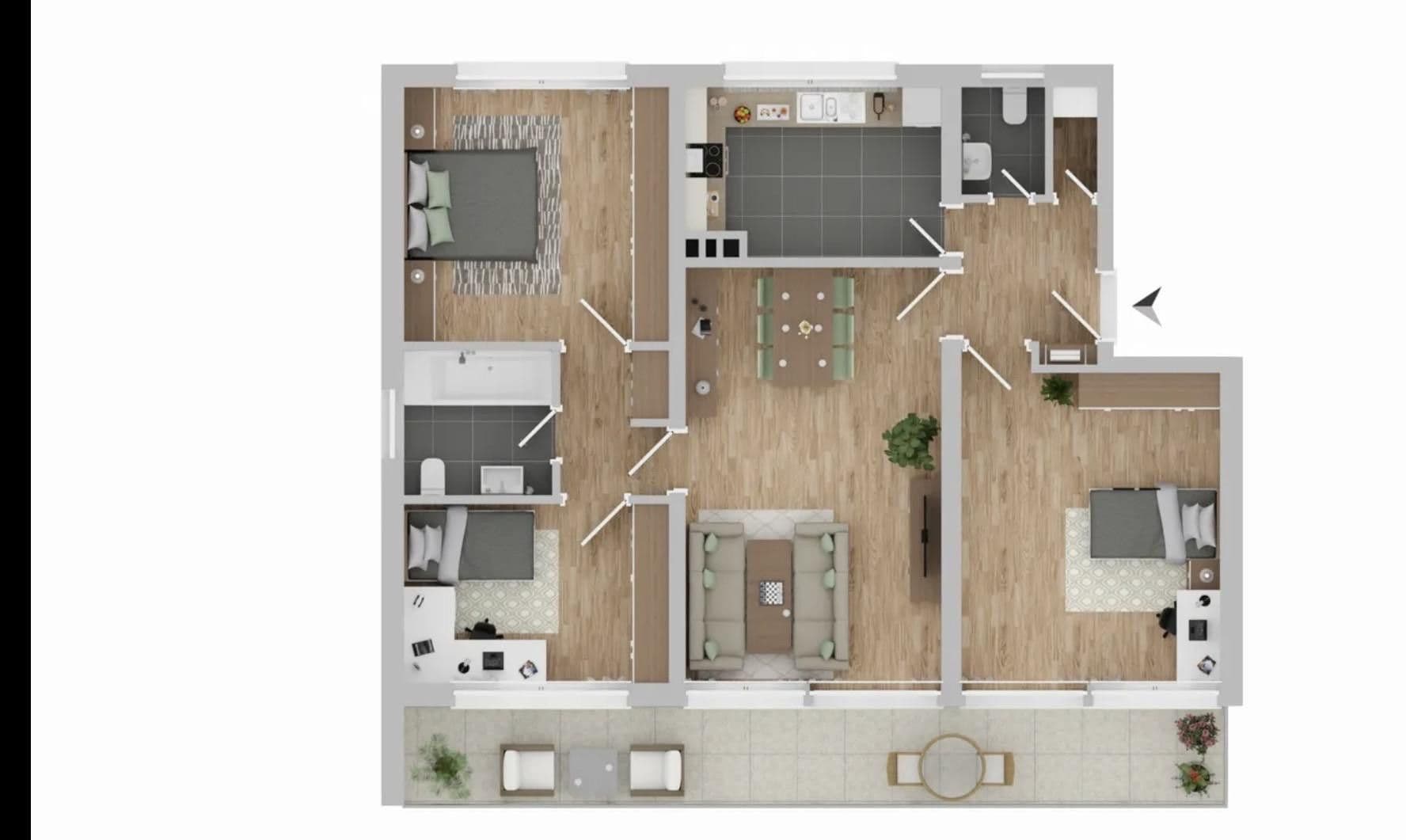 Prodej bytu 4+1 97 m², Arnsberg, Severní Porýní-Vestfálsko Prodej bytu 4+1 97 m², Arnsberg, Severní Porýní-Vestfálsko