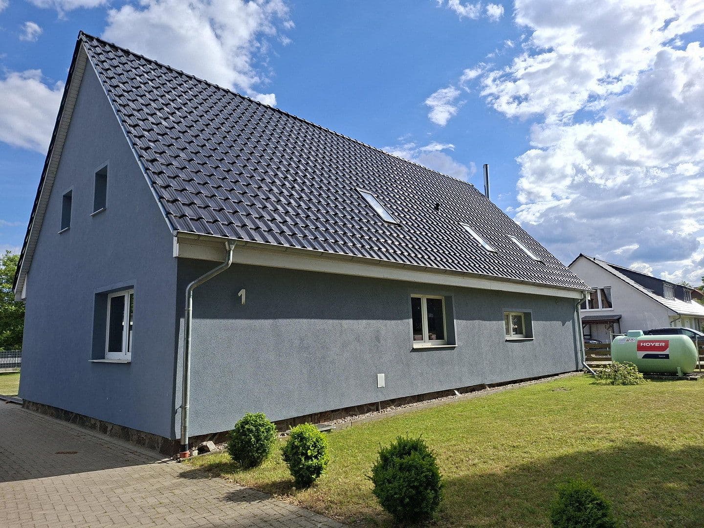 Prodej domu 216 m², pozemek 1.195 m², Neubauerngasse 1, Blumenholz, Mecklenburg-Vorpommern Prodej domu 216 m², pozemek 1.195 m², Neubauerngasse 1, Blumenholz, Mecklenburg-Vorpommern