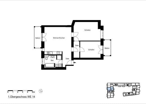 Pronájem bytu 3+1 86 m², Schloßstr. 69, Berlin, Berlín Pronájem bytu 3+1 86 m², Schloßstr. 69, Berlin, Berlín