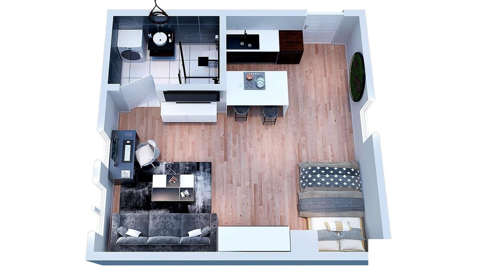 Prodej bytu 1+1 42 m², Berlin, Berlín Prodej bytu 1+1 42 m², Berlin, Berlín