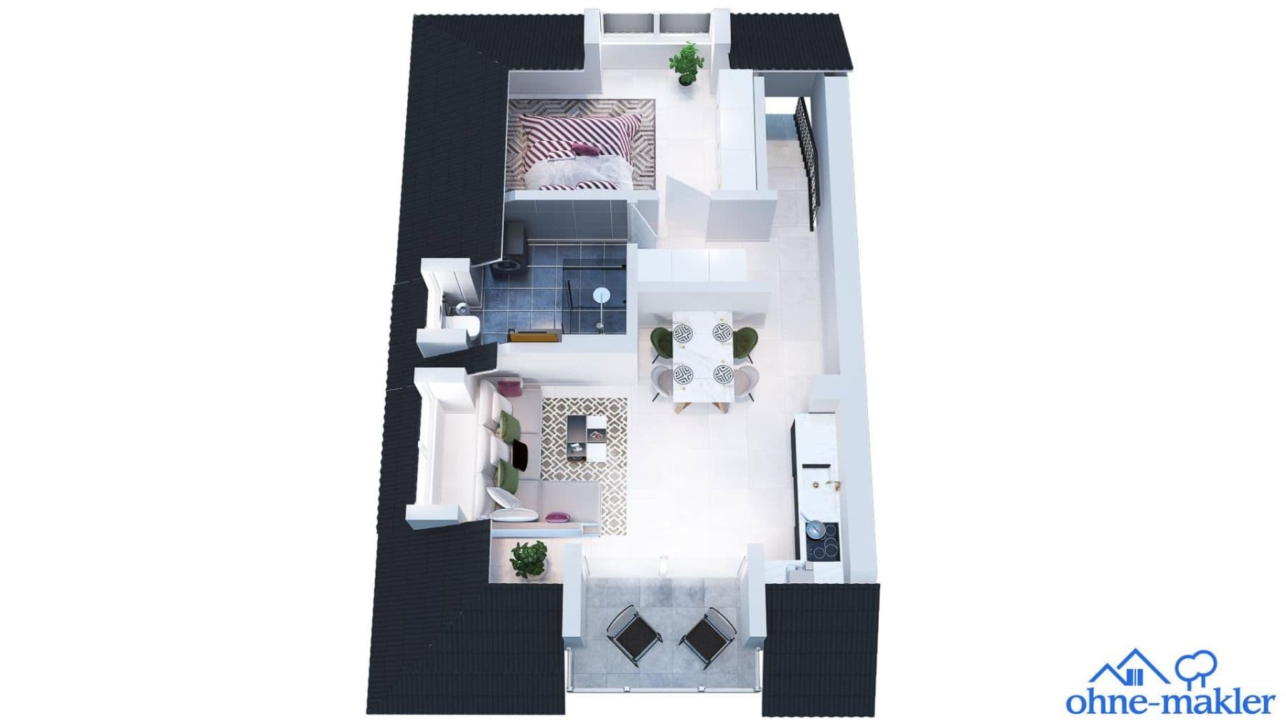 Pronájem bytu 2+1 60 m², München, Bavorsko Pronájem bytu 2+1 60 m², München, Bavorsko