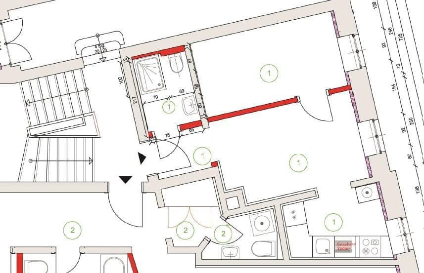 Pronájem bytu 1+kk 32 m², Leipzig, Sasko Pronájem bytu 1+kk 32 m², Leipzig, Sasko
